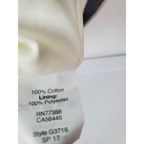 NWT J.Crew Factory Women's Sleeveless Striped Cotton Shift‎ Dress 0 - Picture 6 of 7